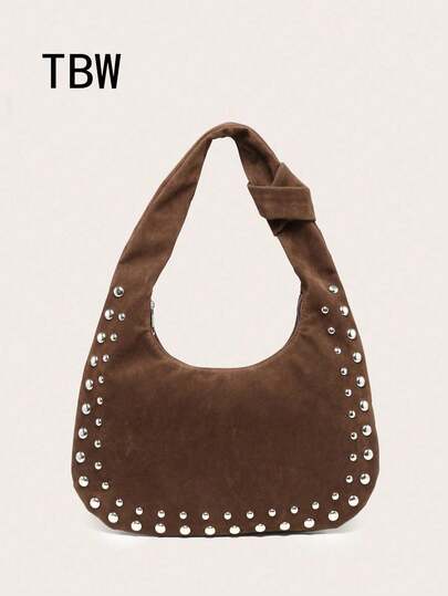 Bolso de hombro con forma de media luna para mujer — estilo ZARA, precio SHEIN